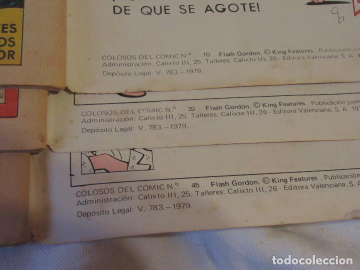 Tebeos: Colosos del Comic - Flash Gordon numeros 39, 45 y 70 - Foto 14