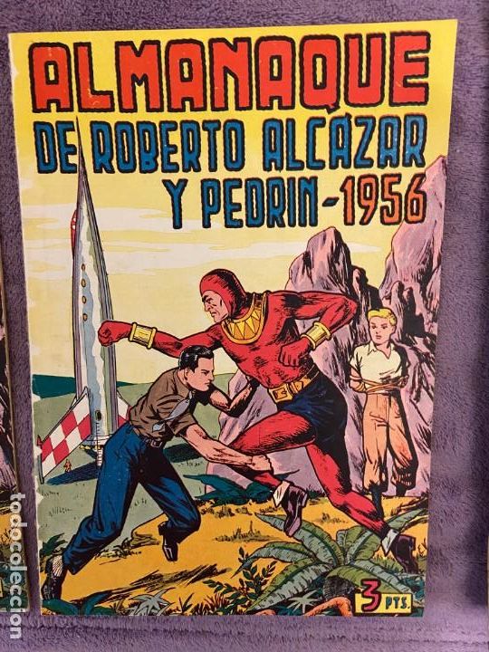 Tebeos: ROBERTO ALCAZAR Y PEDRIN ALMANAQUE 1956 2