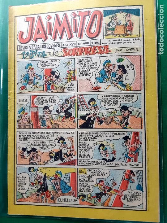Tebeos: JAIMITO N&ordm; 676 EXCELENTE ESTADO - Foto 1