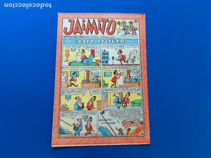 Tebeos: JAIMITO N&ordm; 552 EXCELENTE ESTADO - Foto 1