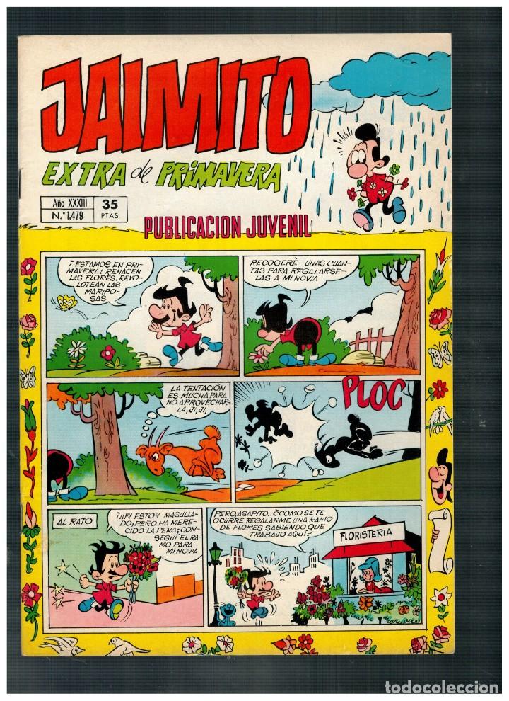 Tebeos: JAIMITO EXTRA DE PRIMAVERA. N&ordm; 1479. EXCELENTE. - Foto 1