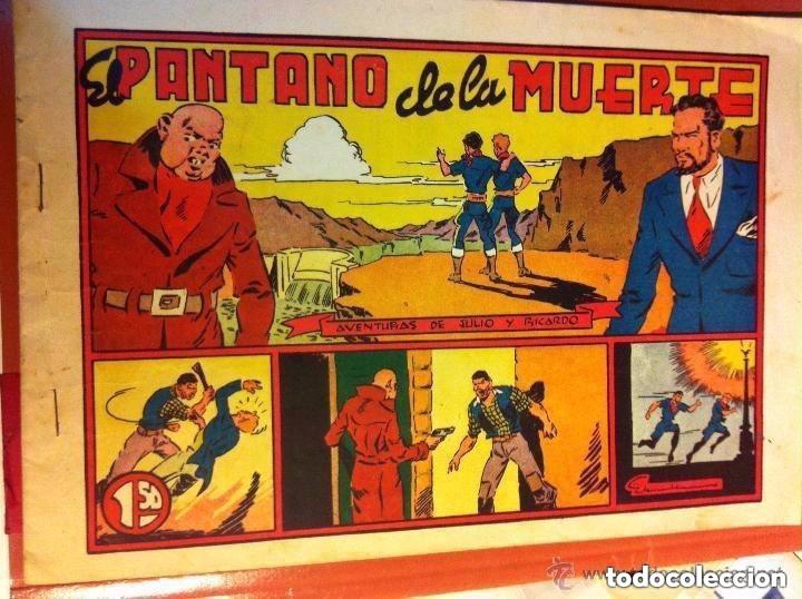 julio y ricardo - el pantano de la muerte - muy buena conservación