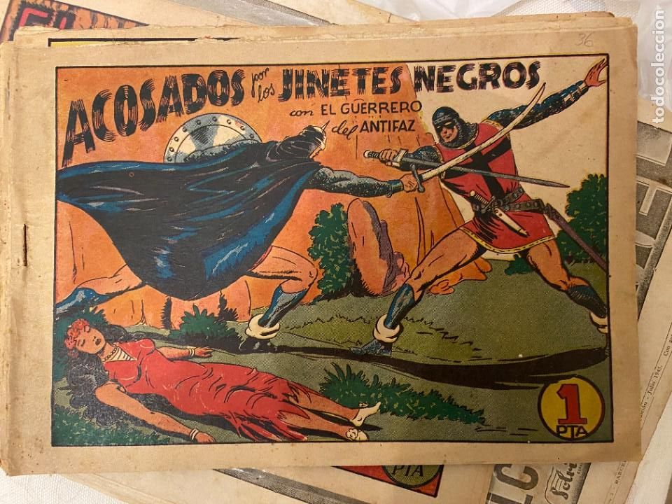 Tebeos: GUERRERO DEL ANTIFAZ N&ordm; 36 BUEN ESTADO