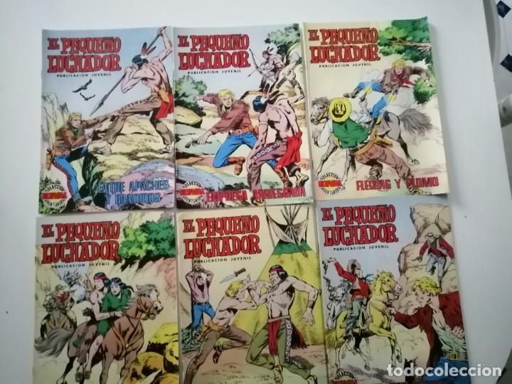 6 CÓMICS EL PEQUEÑO LUCHADOR. N° 2-4-5-6-7-15. 1977. ED. VALENCIA (Tebeos y Comics - Valenciana - Pequeño Luchador)