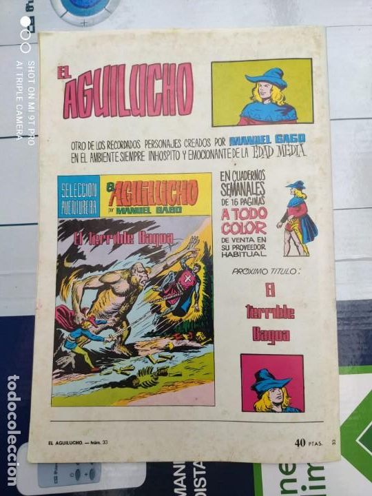 Tebeos: EL AGUILUCHO NUMERO 33 - Foto 3