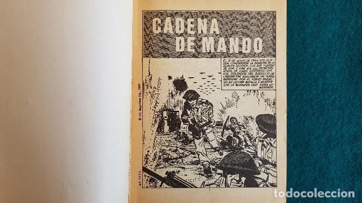 Tebeos: LIBRO COMANDOS (1981) CADENA DE MANDO - EDIT. VALENCIANA - Foto 4