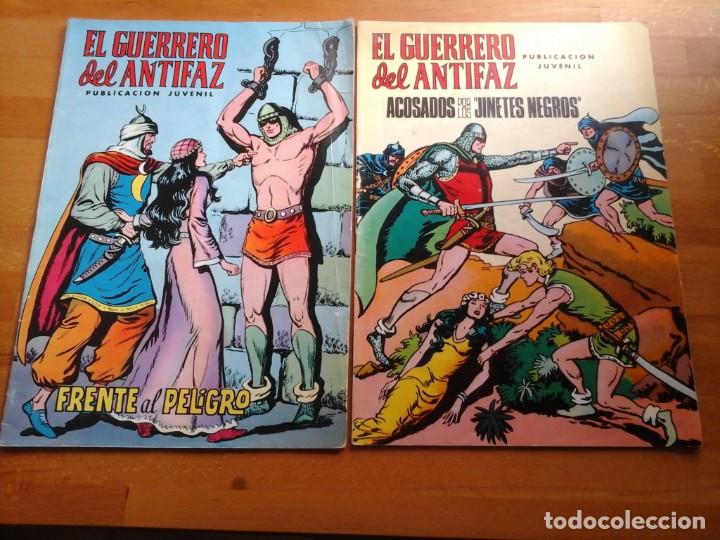 Tebeos: 9 COMICS EL GUERRERO DEL ANTIFAZ 1972 - Foto 3
