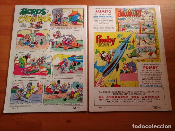 Tebeos: 9 COMICS EL GUERRERO DEL ANTIFAZ 1972 - Foto 4
