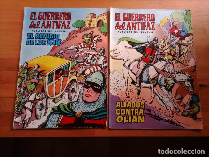 Tebeos: 9 COMICS EL GUERRERO DEL ANTIFAZ 1972 - Foto 5