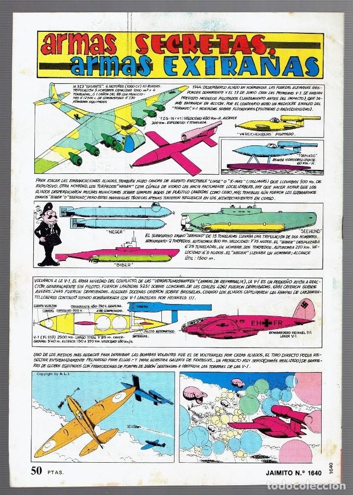 Tebeos: JAIMITO N&ordm; 1640 - VALENCIANA 1983 - Foto 2
