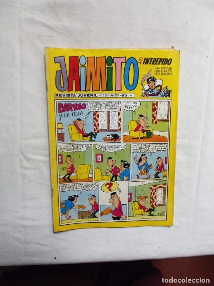Tebeos: JAIMITO EL INTREPIDO N&ordm; 1564 BARTOLO Y LA TEJA - Foto 1