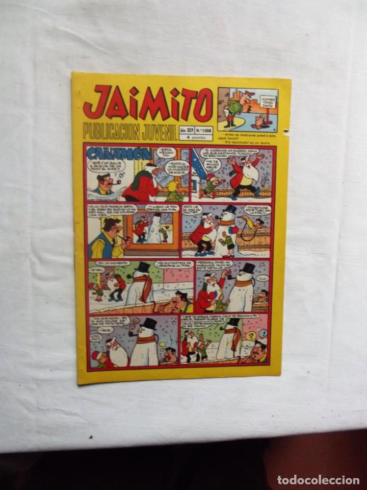 Tebeos: JAIMITO N&ordm; 1008 CA&Ntilde;AMON - Foto 1