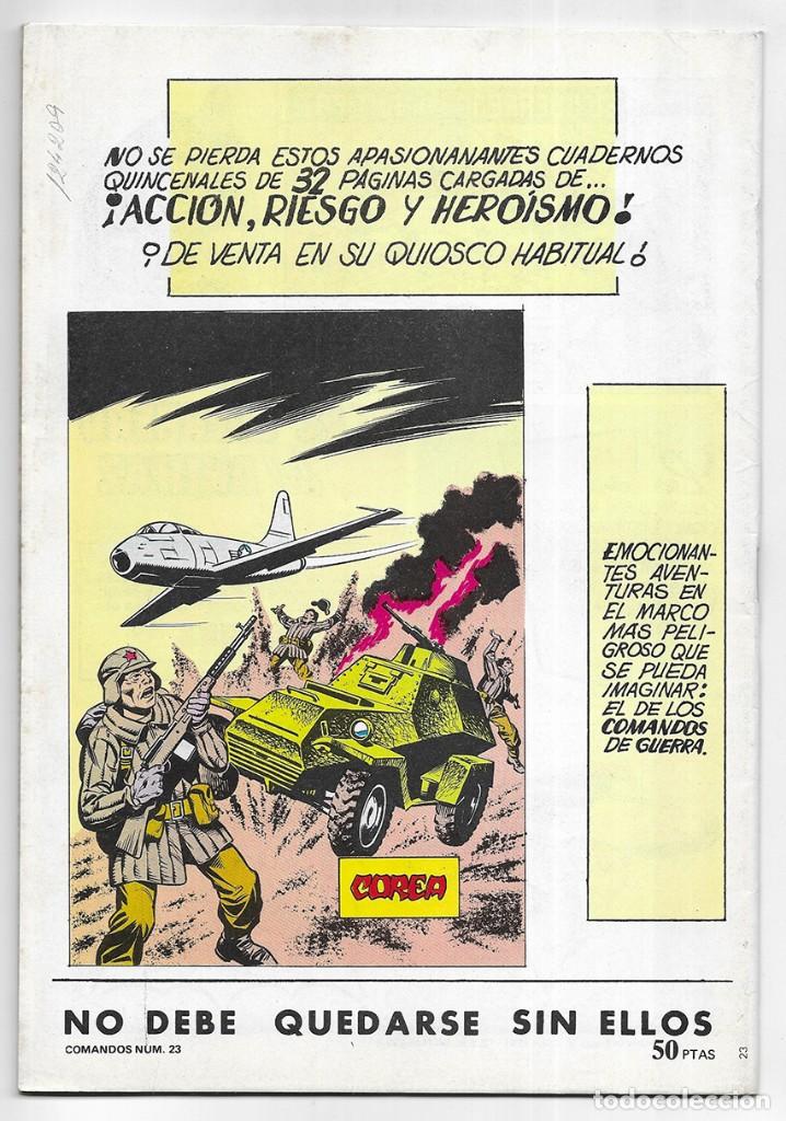 Tebeos: Traici&oacute;n en la Base. Comandos en Acci&oacute;n. n&ordm; 23 - Foto 2