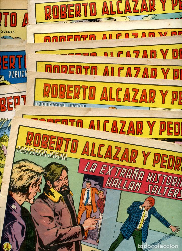 Tebeos: ROBERTO ALCAZAR y PEDRIN - LOTE 15 EJEMPLARES - VALENCIANA A&Ntilde;OS 60's y 70's