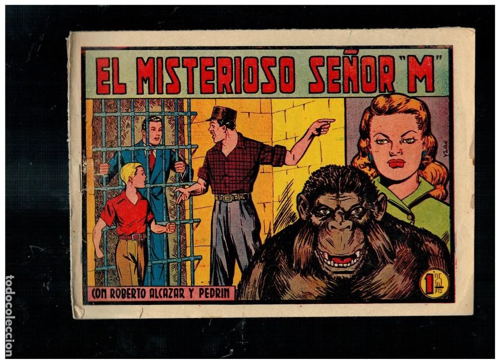 Comics: ROBERTO ALCAZAR Y PEDR&Iacute;N 262 ORIGINAL. VALENCIANA. DE 1'25 PTS.