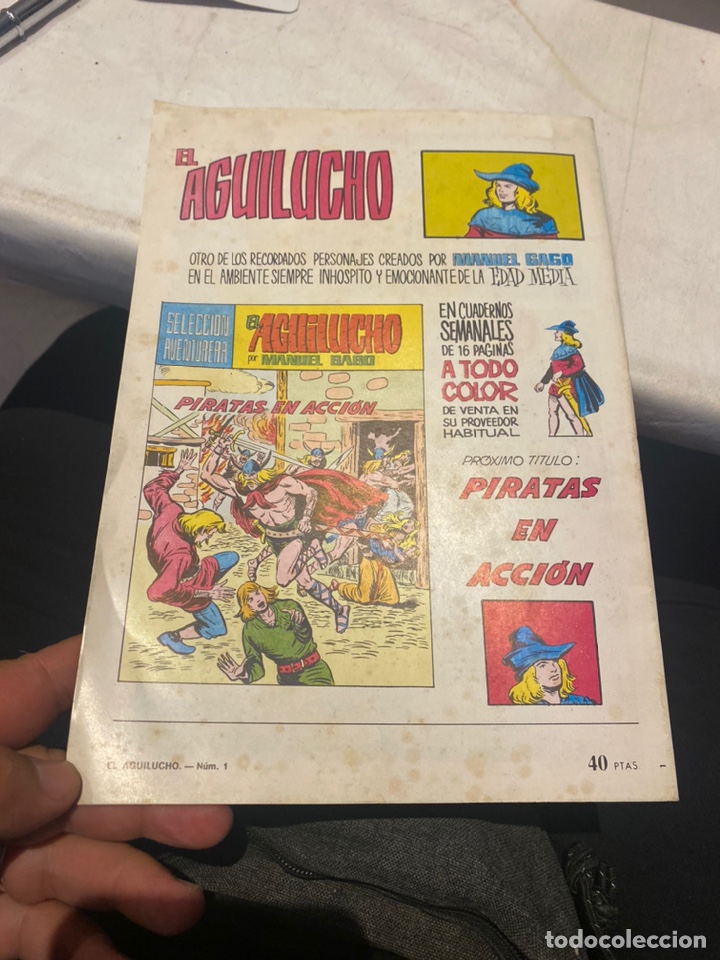 Tebeos: Lote de 40 primeros números seguidos de El Aguilucho. Manuel Gago. Editorial Valenciana 1981-82 - Foto 11 - 276035573