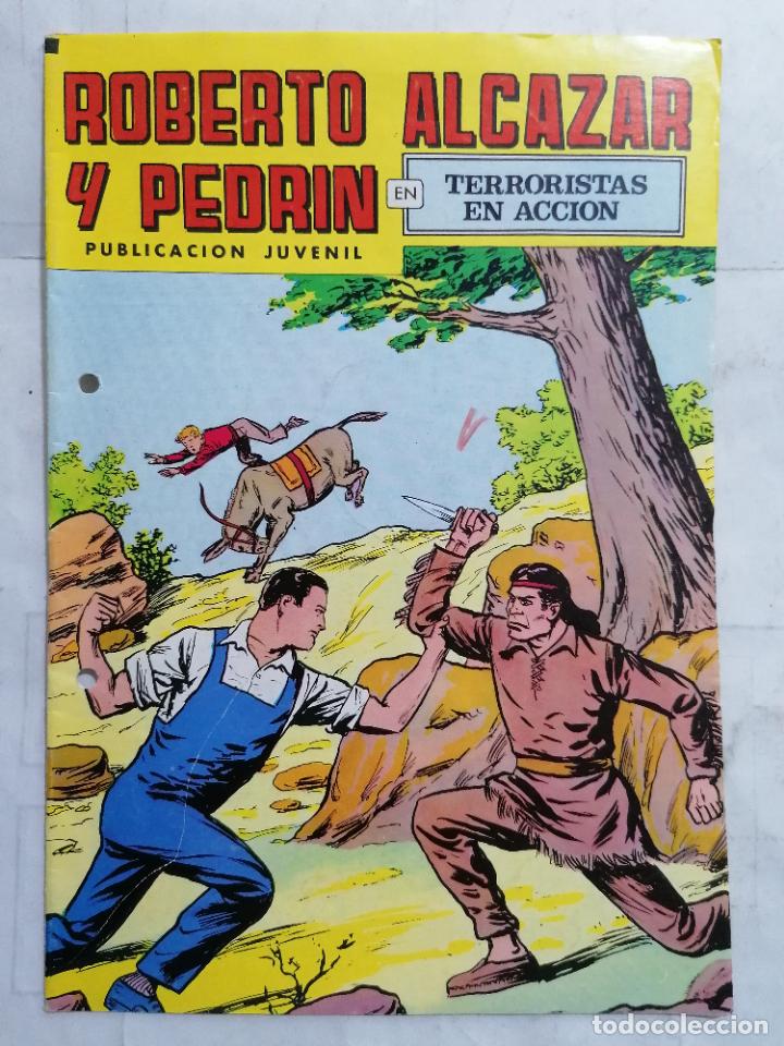 Tebeos: ROBERTO ALCAZAR Y PEDRIN, N&ordm; 172, TERRORISTAS EN ACCION