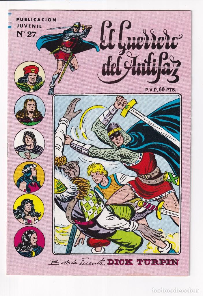 Tebeos: GUERRERO DEL ANTIFAZ, EL : SERIE INEDITA, NUMERO 27 EL PIRATA TARTARO, EDITORIAL VALENCIANA
