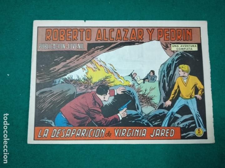 BDs: ROBERTO ALCAZAR Y PEDRIN N&ordm; 1166. LA DESAPARICION DE VIRGINIA JARED. EDITORA VALENCIANA 1975