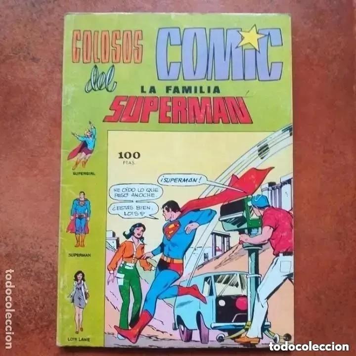 COLOSOS DEL COMIC. LA FAMILIA SUPERMAN NUMS 7 8 Y 9. RETAPADO (Tebeos y Comics - Valenciana - Colosos del Comic)