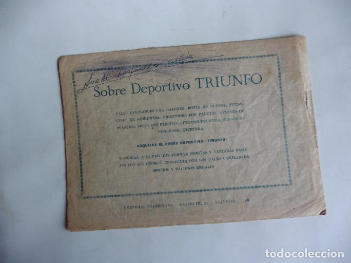 Tebeos: ESPADACHIN ENMASCARADO Nº 140 GAGO 1957 ORIGINAL - Foto 2 - 294444798