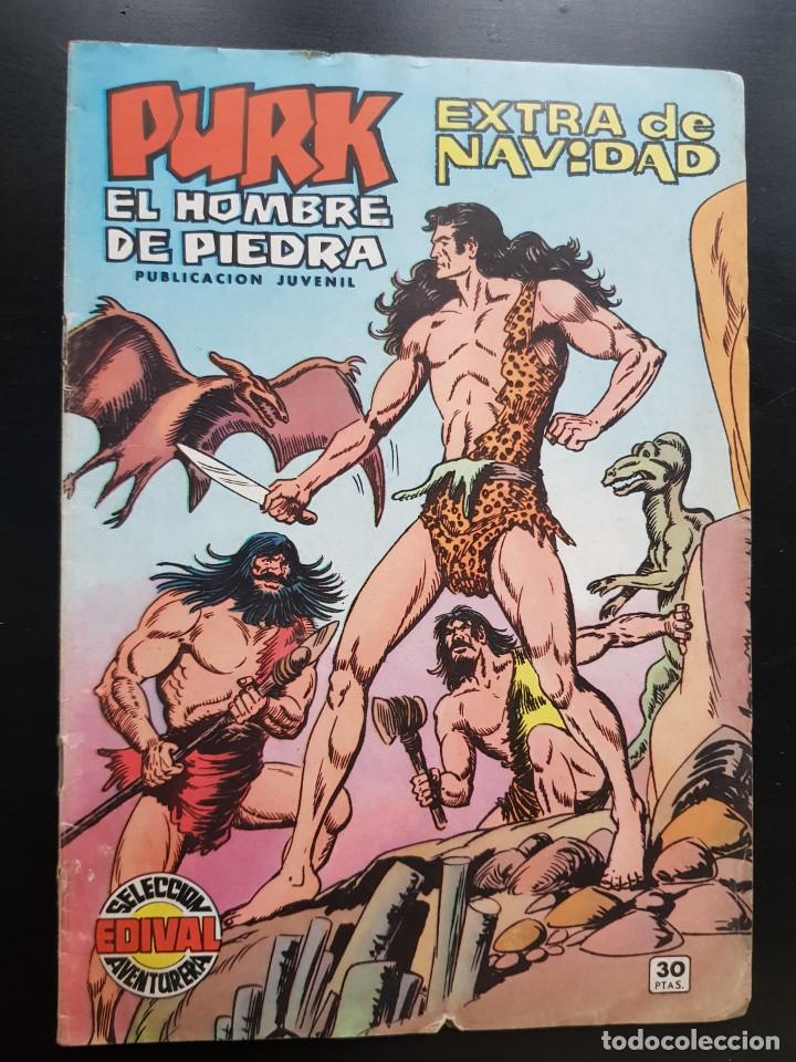 TEBEO / CÓMIC PURK EL HOMBRE DE PIEDRA EXTRA NAVIDAD 1974 VALENCIANA ORIGINAL (Tebeos y Comics - Valenciana - Purk, el Hombre de Piedra)