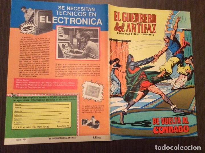 Tebeos: EL GUERRERO DEL ANTIFAZ N&Uacute;MERO 79 - Foto 3