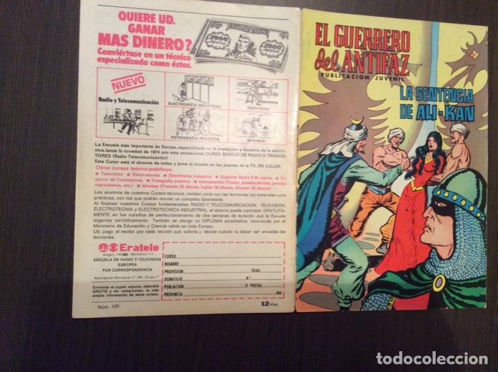 Tebeos: EL GUERRERO DEL ANTIFAZ N&Uacute;MERO 101 - Foto 3