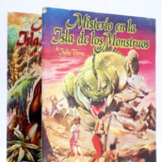 Livros de Banda Desenhada: MISTERIO EN LA ISLA DE LOS MONSTRUOS 1 Y 2. COMPLETA (JULIO VERNE / SANCHÍS) VALENCIANA, 1981. OFRT. Lote 344670988