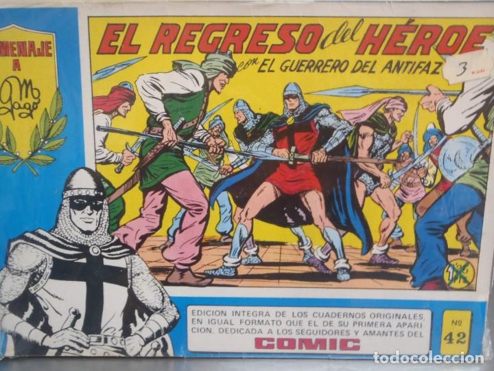 Tebeos: EL GUERRERO DEL ANTIFAZ N&ordm; 42 - HOMENAJE A GAGO - 1981