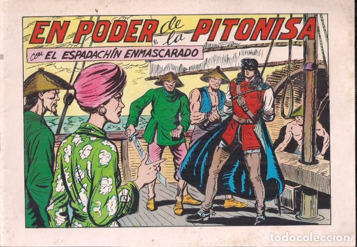 Tebeos: EL ESPADACH&Iacute;N ENMASCARADO 2&ordf; EDICI&Oacute;N N&ordm; 66: EN PODER DE LA PITONISA - Foto 1