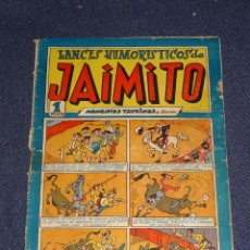 Tebeos: (M11) LA RISA DE JAIMITO N.22 - VALENCIANA 1947 - RARO, CON ROTURAS