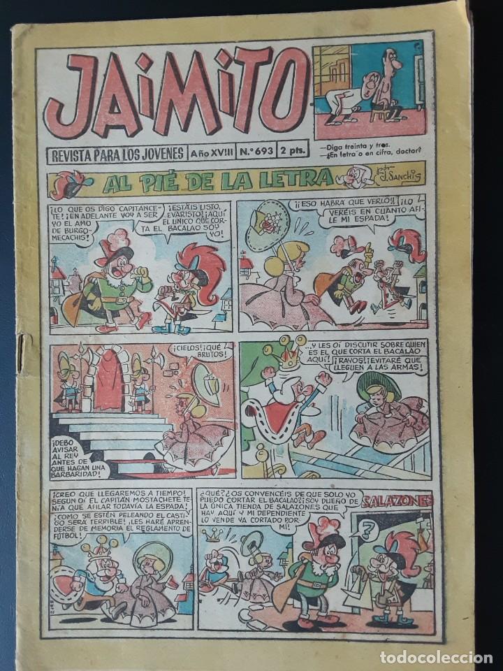 Tebeos: Jaimito n&uacute;mero 693, a&ntilde;o 1963. - Foto 1
