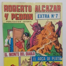 Tebeos: ROBERTO ALCAZAR Y PEDRIN EXTRA Nº 7 1976. EL MONTE DEL DIABLO, EL ARCA DE PLATA. Lote 348607698