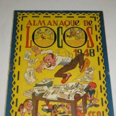 Tebeos: (M1) ALMANAQUE DE LOCOS 1948 - EDT VALENCIANA, SEÑALES DE USO NORMALES. Lote 350654579