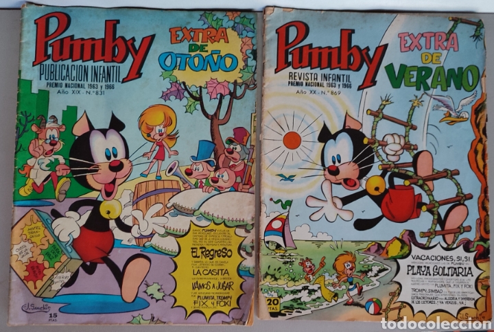 Tebeos: 2 Pumby Extra .a&ntilde;os 70 - Foto 1