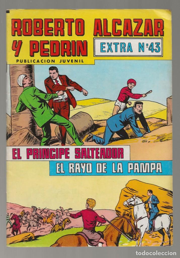 Livros de Banda Desenhada: ROBERTO ALCAZAR Y PEDR&Iacute;N - EXTRA N&ordm; 43 - 2&ordf; &Eacute;POCA - VALENCIANA 1979 ''BUEN ESTADO''