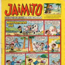 Giornalini: JAIMITO - Nº. 805 - PUBLICACION JUVENIL - EDITORIAL VALENCIANA. Lote 356773545