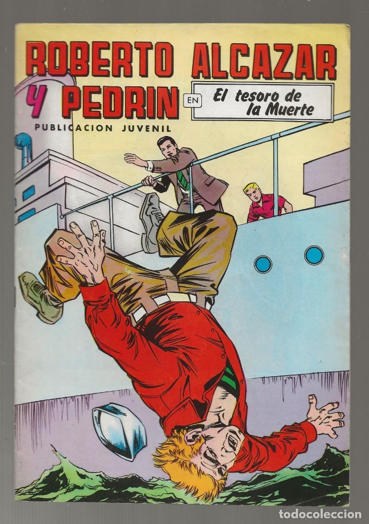Livros de Banda Desenhada: ROBERTO ALCAZAR Y PEDR&Iacute;N N&ordm; 221 - 2&ordf; &Eacute;POCA - EL TESORO DE LA MUERTE - VALENCIANA 1980 'BUEN ESTADO''