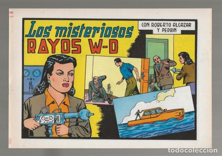 Tebeos: ROBERTO ALCAZAR Y PEDRIN N&ordm; 153 - LOS MISTERIOSOS RAYOS W-D - REEDICI&Oacute;N -VALENCIANA 1984 'EXCELENTE'