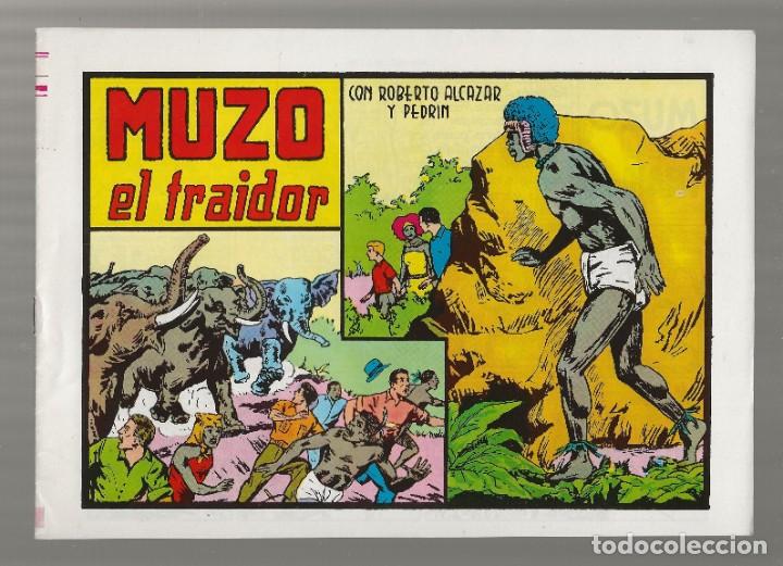 BDs: ROBERTO ALCAZAR Y PEDRIN N&ordm; 158 - MUZO EL TRAIDOR - REEDICI&Oacute;N - VALENCIANA 1984 ''EXCELENTE ESTADO''