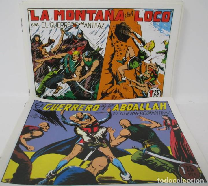 BDs: Lote de 49 comics de El Guerrero del Antifaz. Reedici&oacute;n-muy buen estado. Valenciana