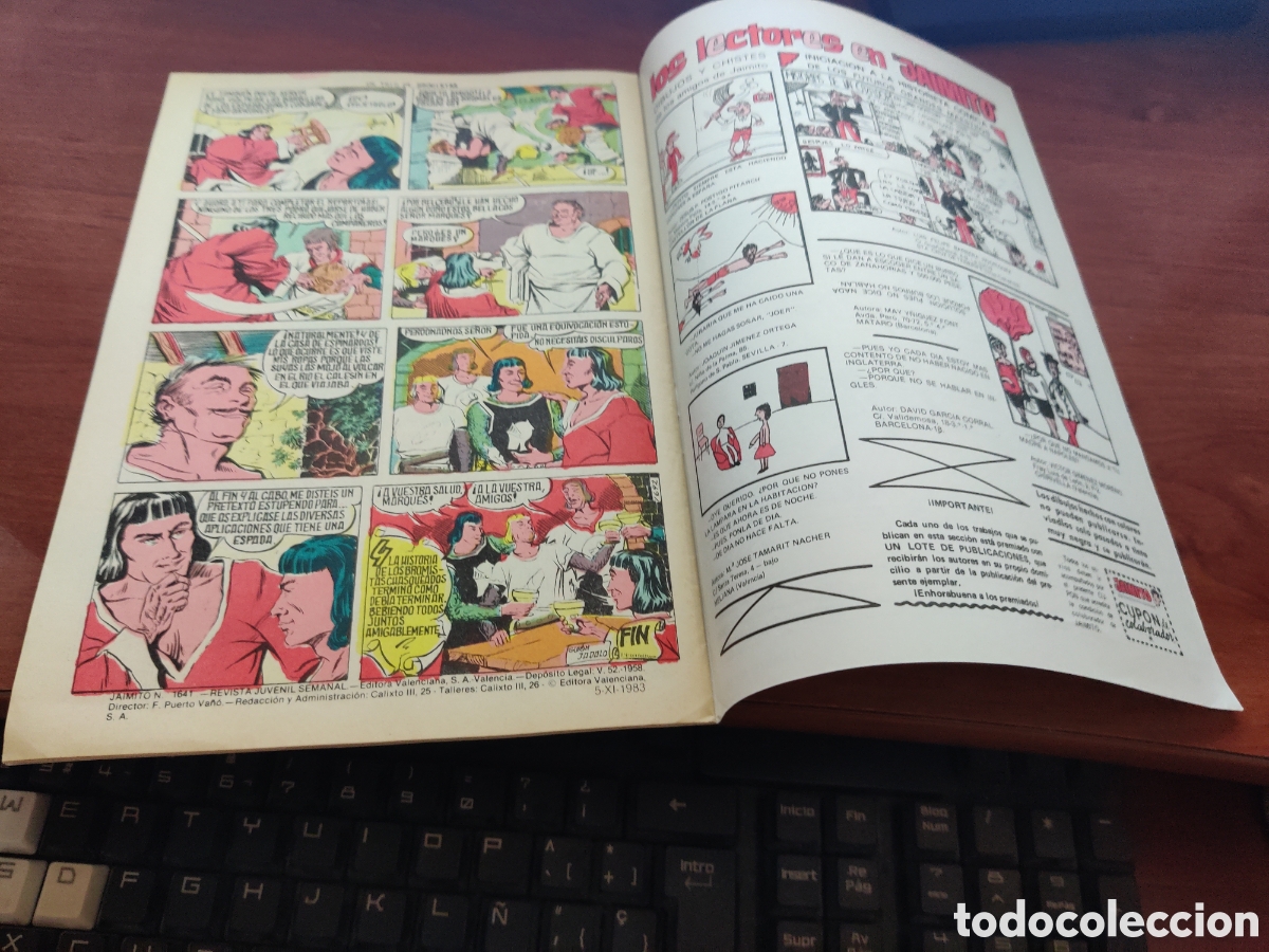 Tebeos: COMIC JAIMITO N&Uacute;MERO 1641 - Foto 3