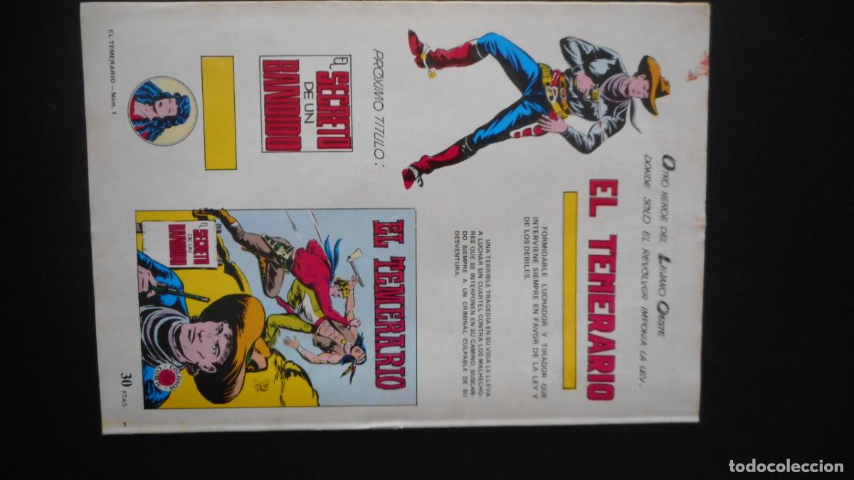 Tebeos: EL TEMERARIO N&ordm; 1 / C-15 - Foto 2