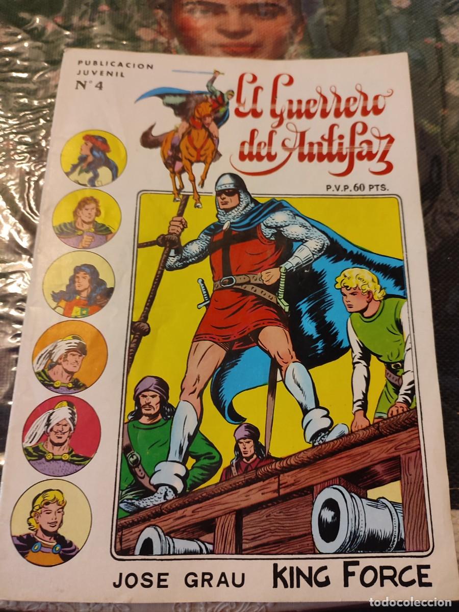 Tebeos: C&oacute;mic TEBEO EL GUERRERO DEL ANTIFAZ. N&ordm; 4. PUBLICACION JUVENI
