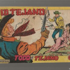 Tebeos: KID TEJANO Nº 25 - TODO UN TEJANO - ORIGINAL - VALENCIANA 1961. Lote 373753909