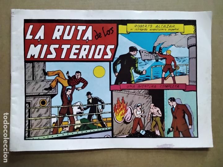Comics: ROBERTO ALCAZAR Y PEDRIN N&ordm; 18 LA RUTA DE LOS MISTERIOS - REEDICI&Oacute;N - EDITORA VALENCIANA 1981