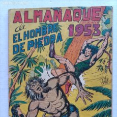 Tebeos: EL HOMBRE DE PIEDRA ALMANAQUE 1953 EDT VALENCIANA. Lote 376963334