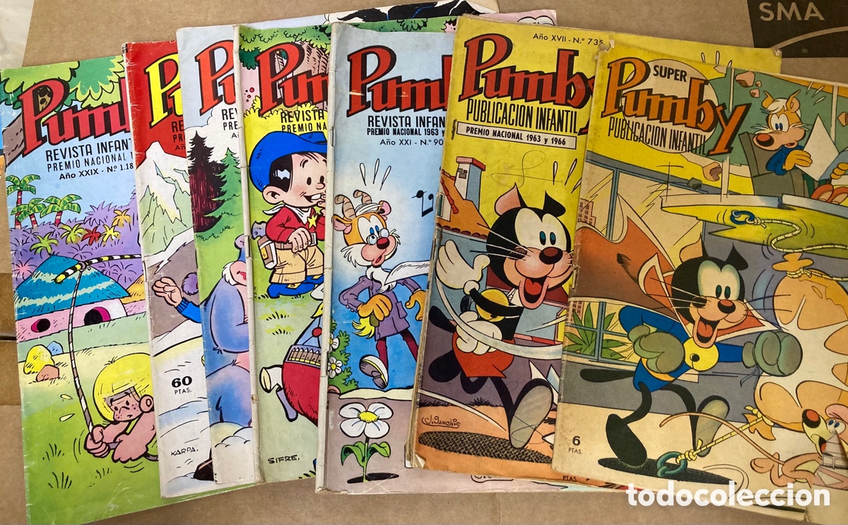 Tebeos: Lote de c&oacute;mics Pumby (7 n&uacute;meros) - Foto 1