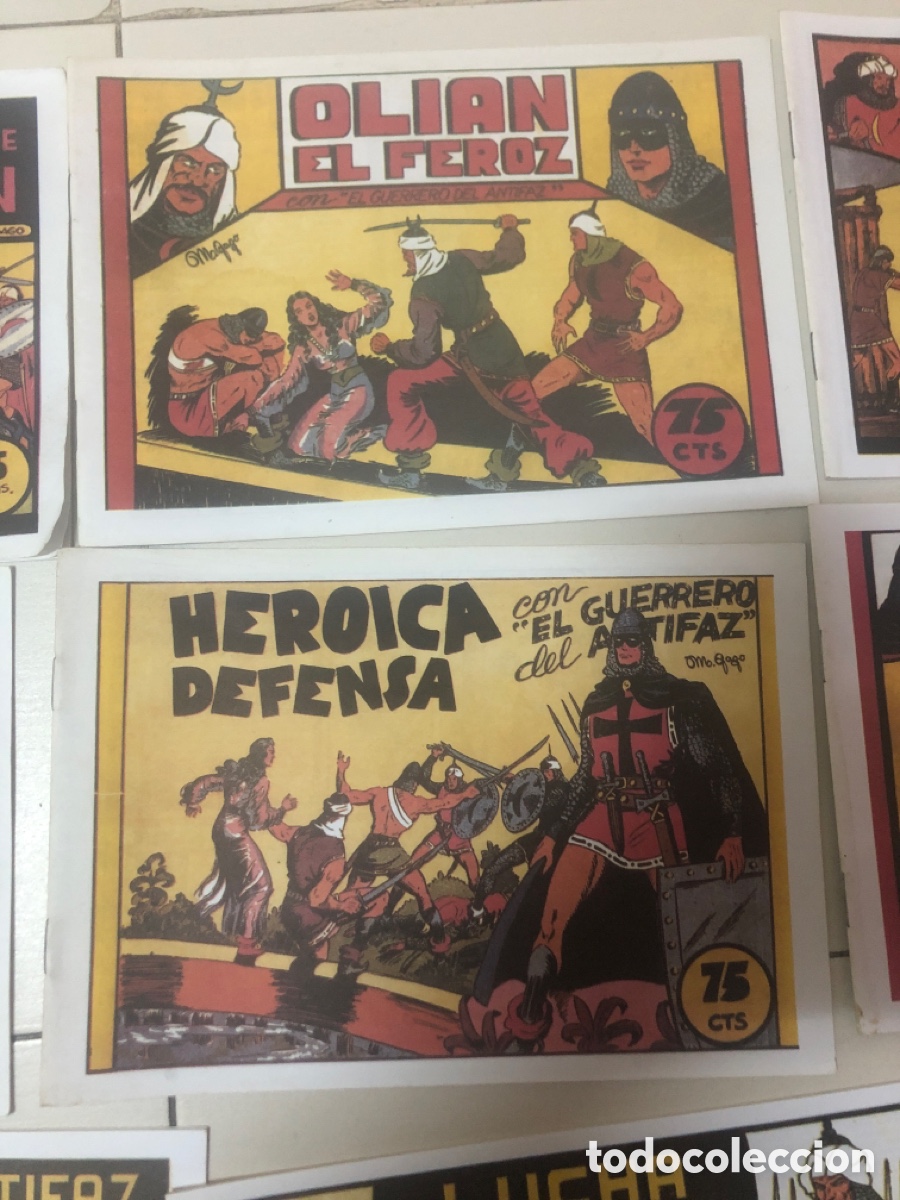 Tebeos: 8 tebeos de EL GUERRERO DEL ANTIFAZ - Foto 3